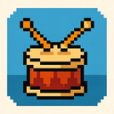 icon_communication_drum_pixel_art icon preview