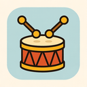 icon_communication_drum_rounded icon preview