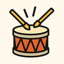 icon_communication_drum_sharp_edges icon preview