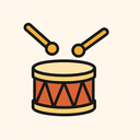 icon_communication_drum_thin icon preview