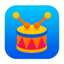 icon_communication_drum_vibrant_colors icon preview