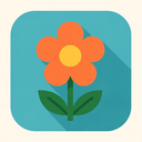 icon_communication_flower_flat_design icon preview