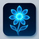 icon_communication_flower_futuristic icon preview