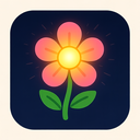 icon_communication_flower_glow_effect icon preview