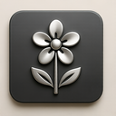 icon_communication_flower_metallic icon preview