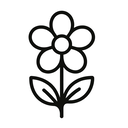 icon_communication_flower_outline icon preview