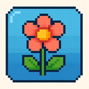 icon_communication_flower_pixel_art icon preview