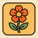 icon_communication_flower_retro icon preview
