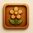 icon_communication_flower_wooden icon preview