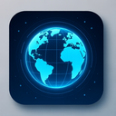 icon_communication_globe_futuristic icon preview