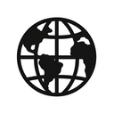icon_communication_globe_monochrome icon preview