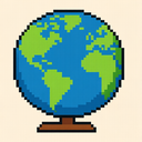 icon_communication_globe_pixel_art icon preview