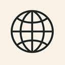 icon_communication_globe_thin icon preview