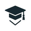icon_communication_graduation_cap_asymmetrical icon preview