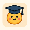icon_communication_graduation_cap_cartoon icon preview
