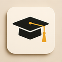 icon_communication_graduation_cap_elegant icon preview