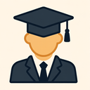 icon_communication_graduation_cap_formal icon preview