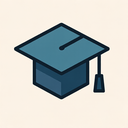 icon_communication_graduation_cap_geometric icon preview