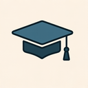icon_communication_graduation_cap_thin icon preview