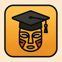 icon_communication_graduation_cap_tribal icon preview