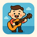 icon_communication_guitar_cartoon icon preview