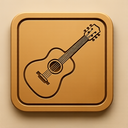 icon_communication_guitar_embossed icon preview