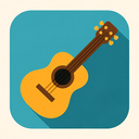 icon_communication_guitar_flat_design icon preview