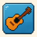 icon_communication_guitar_pixel_art icon preview