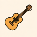 icon_communication_guitar_thin icon preview