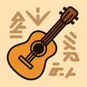 icon_communication_guitar_tribal icon preview