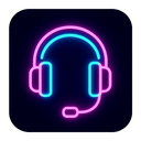icon_communication_headphones_neon icon preview