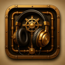 icon_communication_headphones_steampunk icon preview
