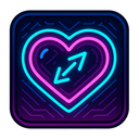 icon_communication_heart_cyberpunk icon preview