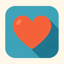 icon_communication_heart_flat_design icon preview