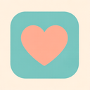 icon_communication_heart_flat_pastel icon preview