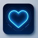 icon_communication_heart_futuristic icon preview