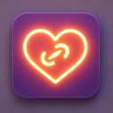 icon_communication_heart_glow_effect icon preview