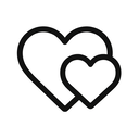 icon_communication_heart_monochrome icon preview