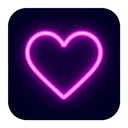 icon_communication_heart_neon icon preview