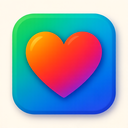 icon_communication_heart_vibrant_colors icon preview