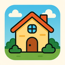 icon_communication_house_cartoon icon preview