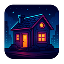 icon_communication_house_cyberpunk icon preview