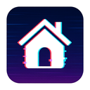 icon_communication_house_digital_glitch icon preview