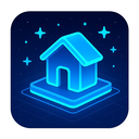 icon_communication_house_futuristic icon preview