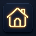icon_communication_house_glow_effect icon preview