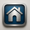 icon_communication_house_metallic icon preview