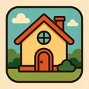 icon_communication_house_retro icon preview