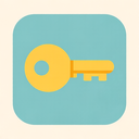 icon_communication_key_flat_pastel icon preview