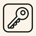 icon_communication_key_geometric icon preview