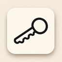 icon_communication_key_minimalist icon preview